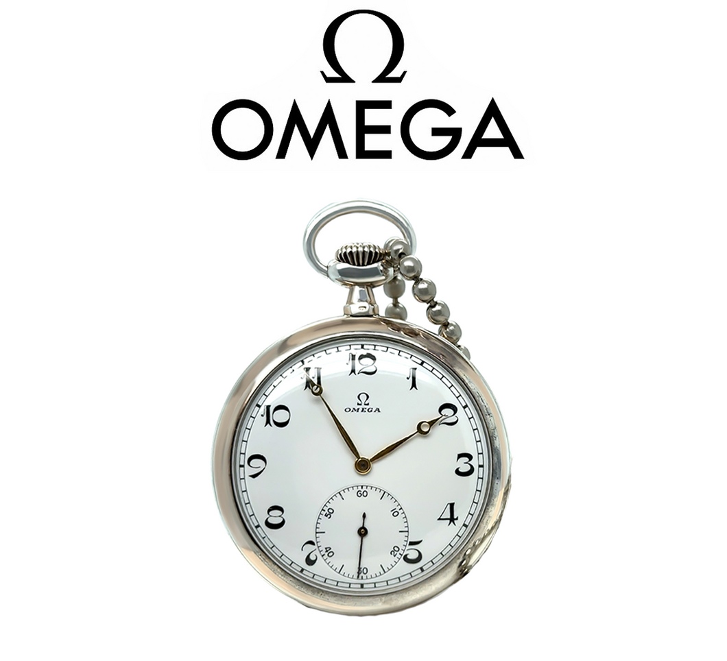 Omega 800 Silver Pocket Grand Prix Watch 50mm – Circa 1915