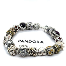 Load image into Gallery viewer, Pandora Silver Classic Moments Bracelet 98g