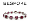 14ct White Gold Ruby and Diamond Bracelet 29.26ct