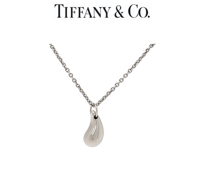 Tiffany & Co Platinum Elsa Peretti Teardrop Pendant 3.73g