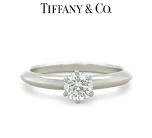 Load image into Gallery viewer, Tiffany &amp; Co Diamond Engagement Ring 0.52ct