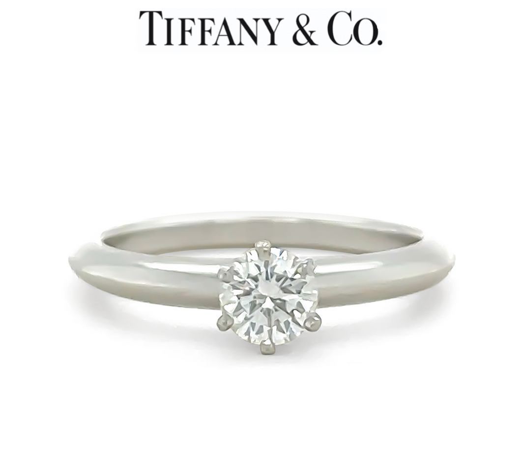 Tiffany & Co Diamond Engagement Ring 0.52ct