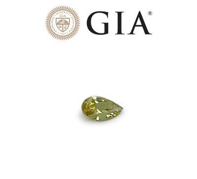 GIA Loose Natural Fancy Vivid Yellow Diamond 0.52ct