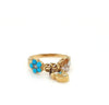 Gold diamond ring