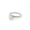 Tiffany & Co Platinum Diamond Ring 1.06ct