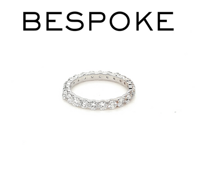 Bespoke Eternity White Gold Ring 1.51ct