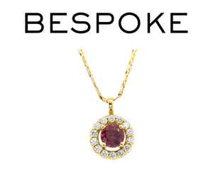 Bespoke Rhodolite Garnet Pendant