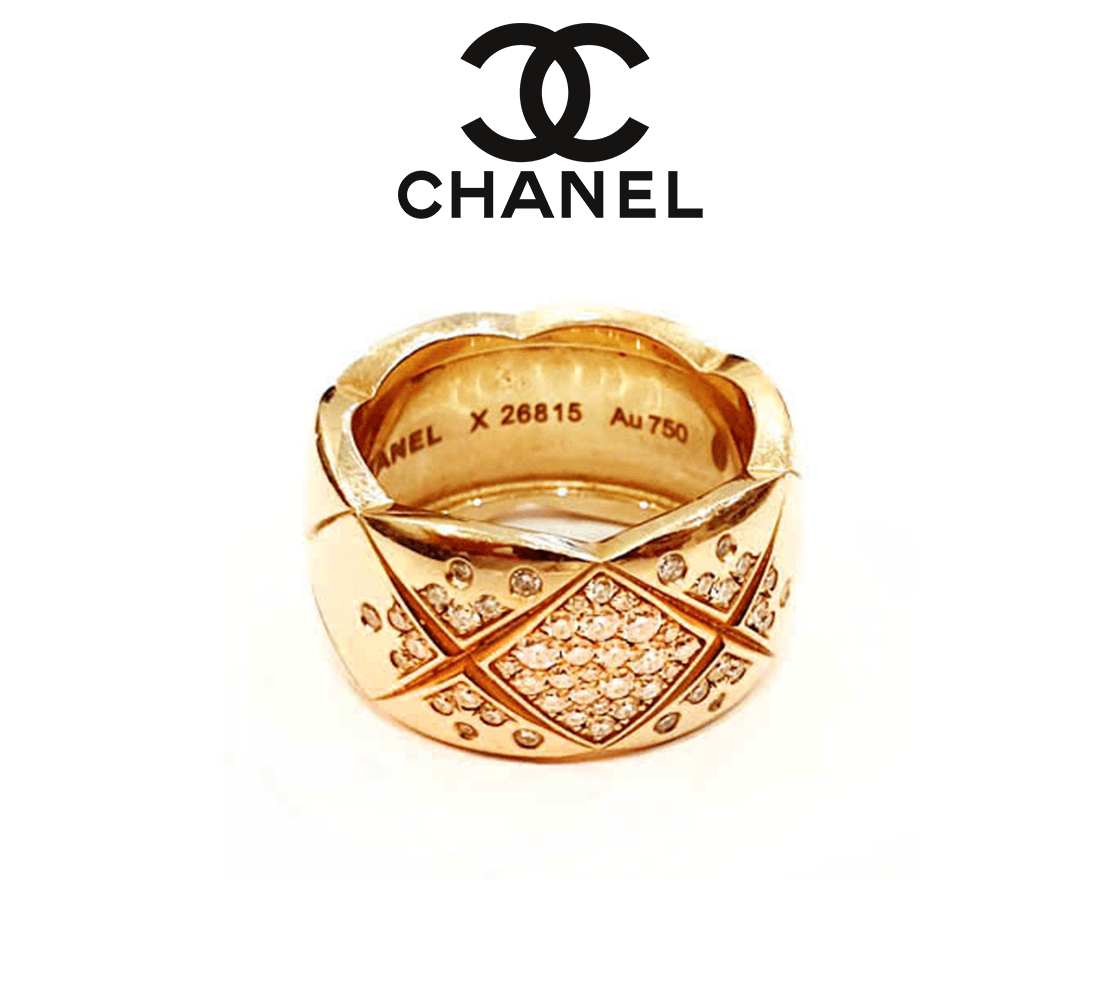 Chanel Coco Crush Mini Ring 18K Yellow Gold Size 48  Coco Approved Studio