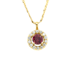 Bespoke Rhodolite Garnet Pendant