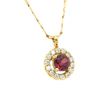 Load image into Gallery viewer, Bespoke Rhodolite Garnet Pendant