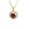 Bespoke Rhodolite Garnet Pendant