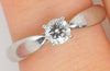 Tiffany Harmony Round Brilliant Engagement Ring in Platinum 0.21ct - Luxury Brand Jewellery